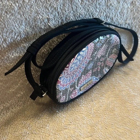 VERA BRADLEY Alpine Floral Shimmer Crossbody - Picture 3 of 9